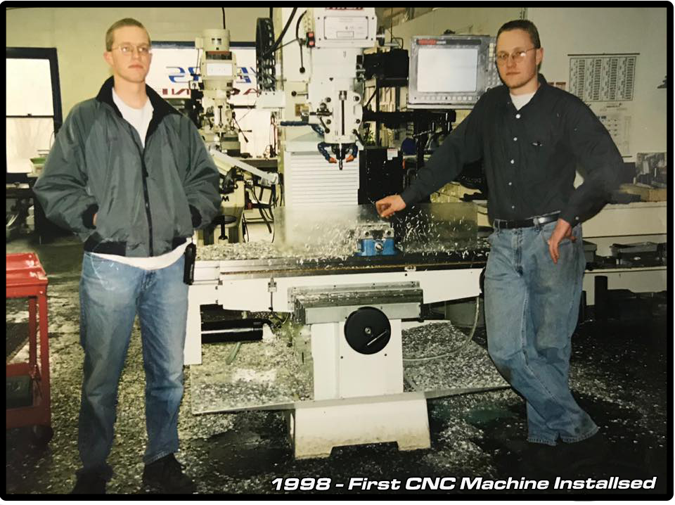 Chad Wehrs of Wehrs Machine. First CNC installed in 1998.