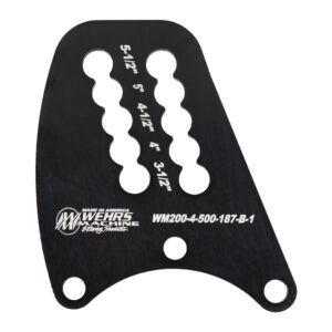 - Wehrs TOP PLATE DOUBLE SLOT 1/2" HOLES