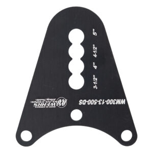 - Wehrs 4-HOLE BOTTOM 1/2" HOLE 4 BAR PLATE DBL