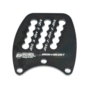 - Wehrs 1/4" TOP PLATE TRIPLE SLOT 1/2" HOLES