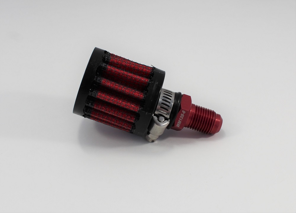 - Wehrs MALE -6AN BREATHER FITTING W/ FILTER