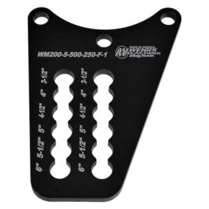 - Wehrs BOTTOM PLATE DOUBLE ROW 1/2" HOLES